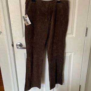 A.M.I. Brown corduroy style pants size 10